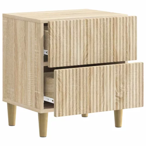  Éjjeliszekrény 2 pcs Sonoma Tölgy 43 x 34,5 x 48 cm Szerelt Fa