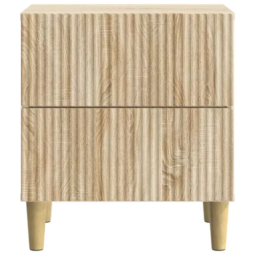  Éjjeliszekrény 2 pcs Sonoma Tölgy 43 x 34,5 x 48 cm Szerelt Fa