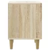  Éjjeliszekrény 2 pcs Sonoma Tölgy 43 x 34,5 x 48 cm Szerelt Fa