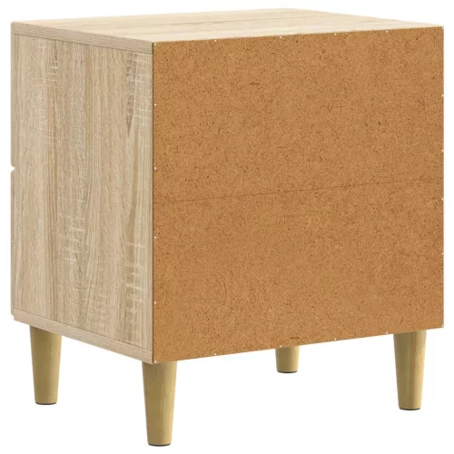  Éjjeliszekrény 2 pcs Sonoma Tölgy 43 x 34,5 x 48 cm Szerelt Fa