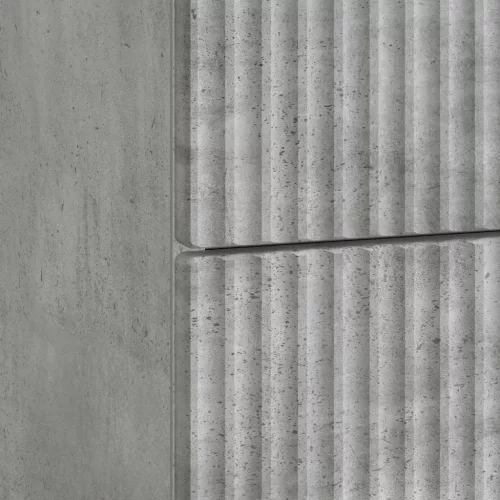  Éjjeliszekrény 2 pcs Betonszürke 43 x 34,5 x 48 cm Szerelt Fa