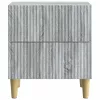  Éjjeliszekrény 2 pcs Szürke Sonoma 43 x 34,5 x 48 cm Szerelt Fa