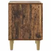  Éjjeliszekrény 2 pcs Antik Fa 43 x 34,5 x 48 cm Szerelt Fa