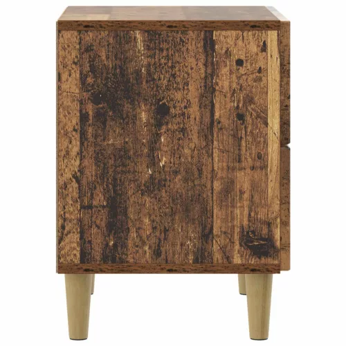  Éjjeliszekrény 2 pcs Antik Fa 43 x 34,5 x 48 cm Szerelt Fa