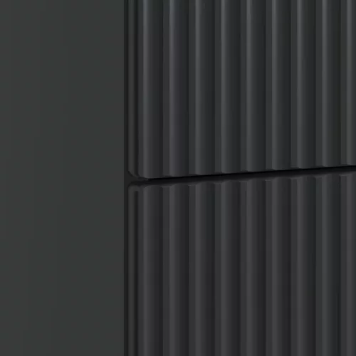  Éjjeliszekrény fiókkal Fekete 62 x 34,5 x 48 cm Szerelt Fa