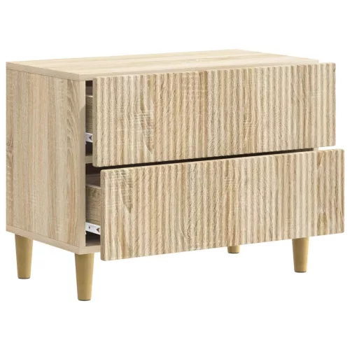  Éjjeliszekrény Sonoma Tölgy 62 x 34,5 x 48 cm Szerelt Fa