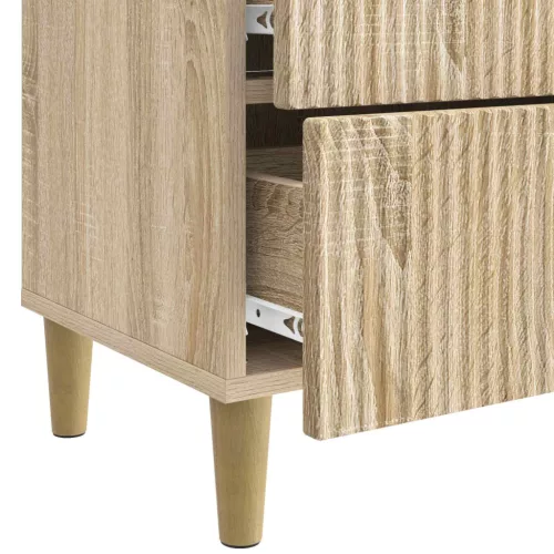  Éjjeliszekrény Sonoma Tölgy 62 x 34,5 x 48 cm Szerelt Fa