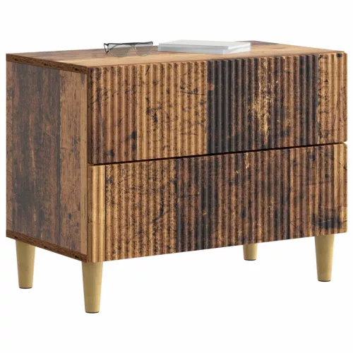  Éjjeliszekrény fiókkal Antik Fa 62 x 34,5 x 48 cm Szerelt Fa