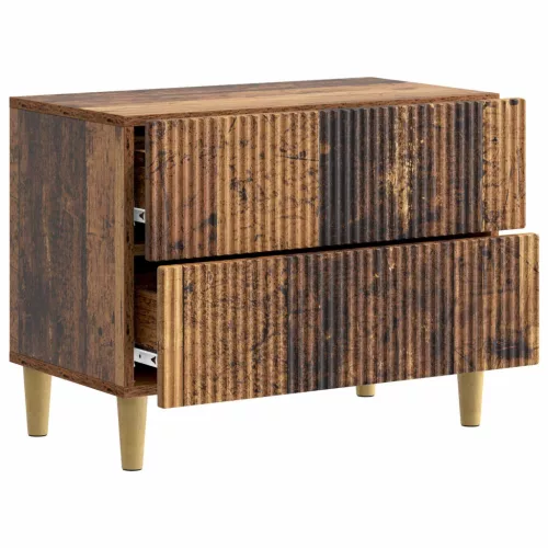  Éjjeliszekrény fiókkal Antik Fa 62 x 34,5 x 48 cm Szerelt Fa