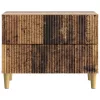  Éjjeliszekrény fiókkal Antik Fa 62 x 34,5 x 48 cm Szerelt Fa