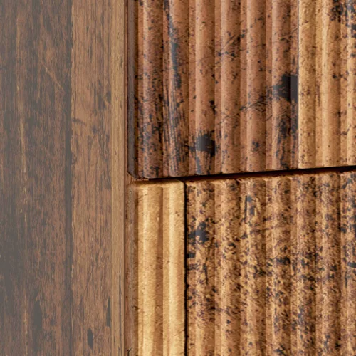  Éjjeliszekrény fiókkal Antik Fa 62 x 34,5 x 48 cm Szerelt Fa