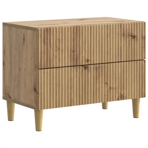  Éjjeliszekrény Kézműves Tölgy 62 x 34,5 x 48 cm Szerelt Fa