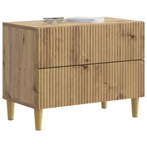  Éjjeliszekrény Kézműves Tölgy 62 x 34,5 x 48 cm Szerelt Fa