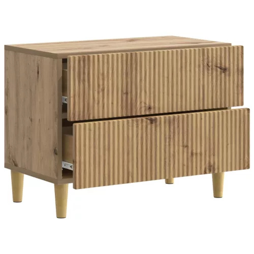  Éjjeliszekrény Kézműves Tölgy 62 x 34,5 x 48 cm Szerelt Fa