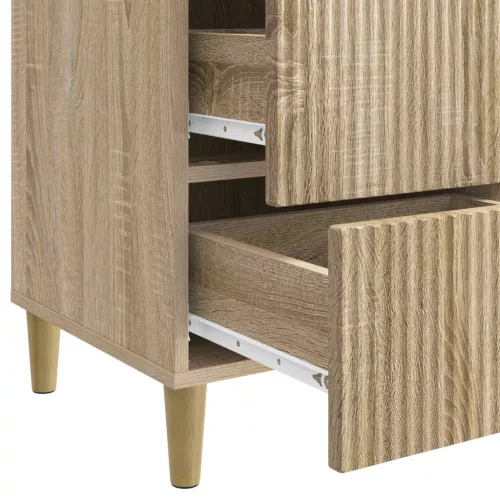  Éjjeliszekrény Sonoma Tölgy 43 x 41 x 66,5 cm Szerelt Fa