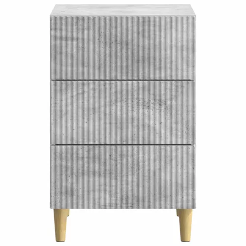  Éjjeliszekrény fiókkal Betonszürke 43 x 41 x 66,5 cm Szerelt Fa