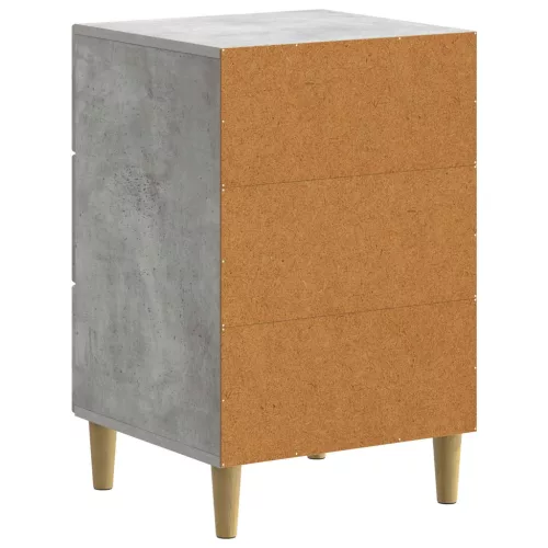  Éjjeliszekrény fiókkal Betonszürke 43 x 41 x 66,5 cm Szerelt Fa