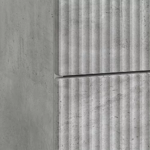  Éjjeliszekrény fiókkal Betonszürke 43 x 41 x 66,5 cm Szerelt Fa