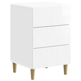    Éjjeliszekrény Magasfényű Fehér 43 x 41 x 66,5 cm Szerelt Fa