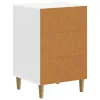  Éjjeliszekrény Magasfényű Fehér 43 x 41 x 66,5 cm Szerelt Fa
