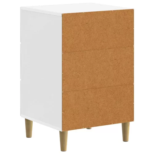  Éjjeliszekrény Magasfényű Fehér 43 x 41 x 66,5 cm Szerelt Fa