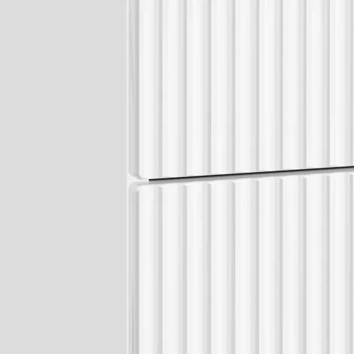  Éjjeliszekrény Magasfényű Fehér 43 x 41 x 66,5 cm Szerelt Fa