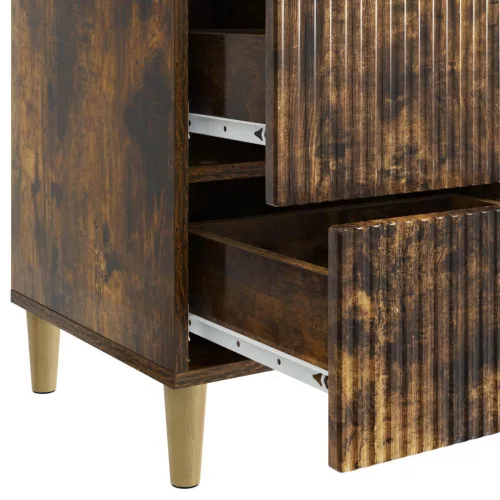  Éjjeliszekrény Füstös Tölgy 43 x 41 x 66,5 cm Szerelt Fa