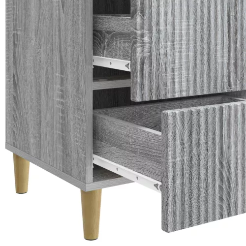  Éjjeliszekrény Szürke Sonoma 43 x 41 x 66,5 cm Szerelt Fa