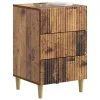  Éjjeliszekrény fiókkal Antik Fa 43 x 41 x 66,5 cm Szerelt Fa