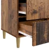  Éjjeliszekrény fiókkal Antik Fa 43 x 41 x 66,5 cm Szerelt Fa