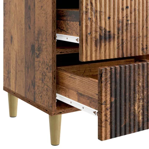  Éjjeliszekrény fiókkal Antik Fa 43 x 41 x 66,5 cm Szerelt Fa