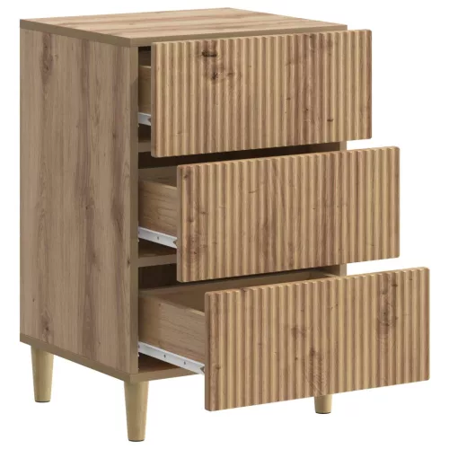  Éjjeliszekrény Kézműves Tölgy 43 x 41 x 66,5 cm Szerelt Fa