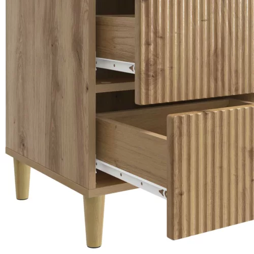  Éjjeliszekrény Kézműves Tölgy 43 x 41 x 66,5 cm Szerelt Fa