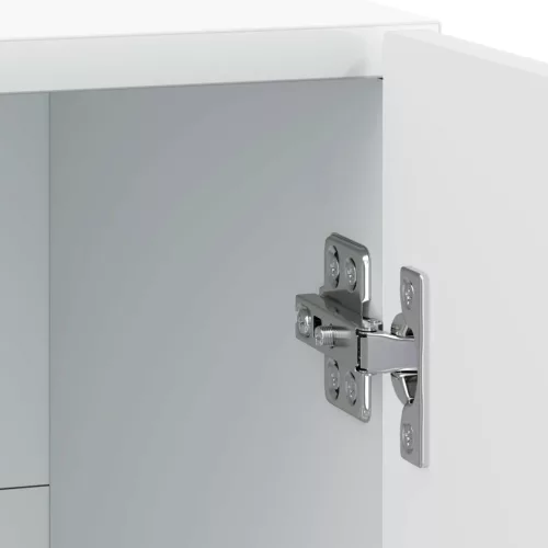  Éjjeliszekrény 2 pcs Fehér 43 x 34,5 x 50 cm Szerelt Fa