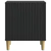  Éjjeliszekrény 2 pcs Fekete 43 x 34,5 x 50 cm Szerelt Fa