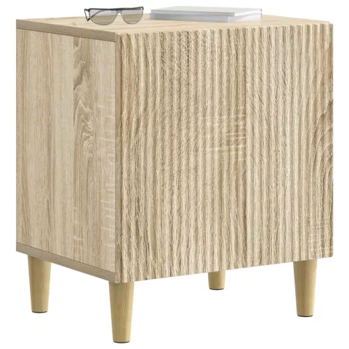  Éjjeliszekrény 2 pcs Sonoma Tölgy 43 x 34,5 x 50 cm Szerelt Fa