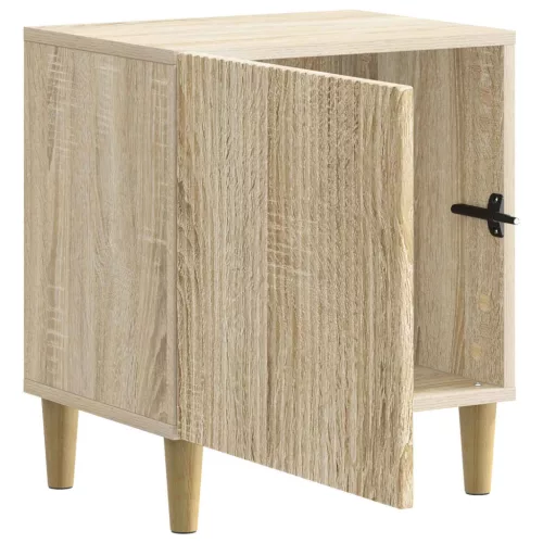  Éjjeliszekrény 2 pcs Sonoma Tölgy 43 x 34,5 x 50 cm Szerelt Fa