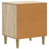  Éjjeliszekrény 2 pcs Sonoma Tölgy 43 x 34,5 x 50 cm Szerelt Fa