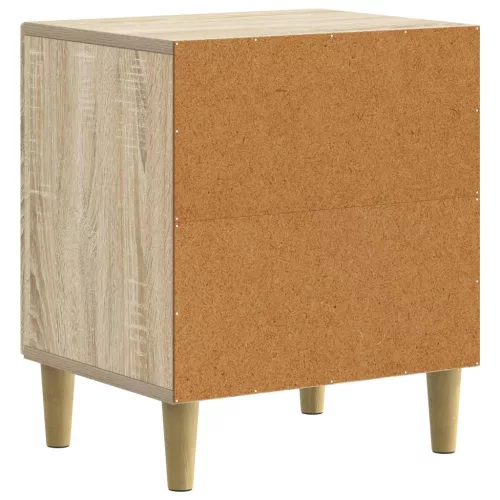  Éjjeliszekrény 2 pcs Sonoma Tölgy 43 x 34,5 x 50 cm Szerelt Fa