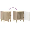  Éjjeliszekrény 2 pcs Sonoma Tölgy 43 x 34,5 x 50 cm Szerelt Fa