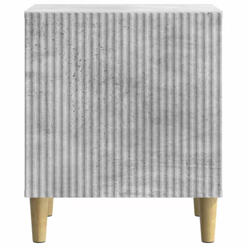  Éjjeliszekrény Betonszürke 43 x 34,5 x 50 cm Szerelt Fa