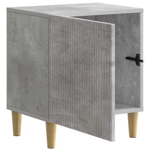  Éjjeliszekrény 2 pcs Betonszürke 43 x 34,5 x 50 cm Szerelt Fa