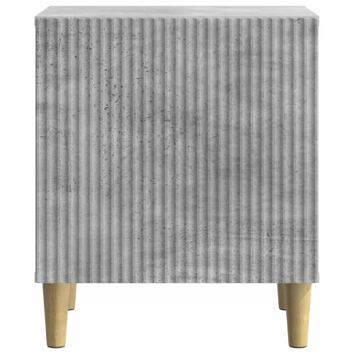  Éjjeliszekrény 2 pcs Betonszürke 43 x 34,5 x 50 cm Szerelt Fa