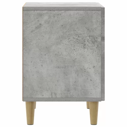  Éjjeliszekrény 2 pcs Betonszürke 43 x 34,5 x 50 cm Szerelt Fa