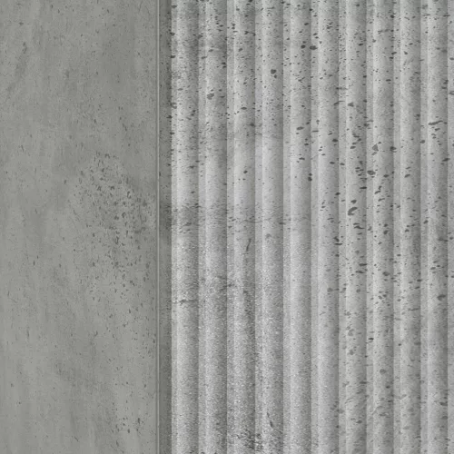  Éjjeliszekrény 2 pcs Betonszürke 43 x 34,5 x 50 cm Szerelt Fa