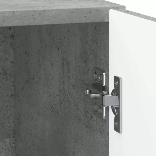  Éjjeliszekrény 2 pcs Betonszürke 43 x 34,5 x 50 cm Szerelt Fa