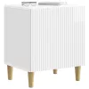  Éjjeliszekrény 2 pcs Magasfényű Fehér 43 x 34,5 x 50 cm