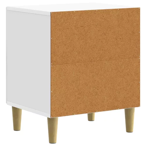  Éjjeliszekrény 2 pcs Magasfényű Fehér 43 x 34,5 x 50 cm