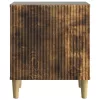  Éjjeliszekrény 2 pcs Füstös Tölgy 43 x 34,5 x 50 cm Szerelt Fa