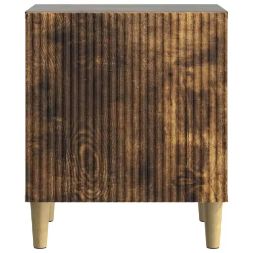  Éjjeliszekrény 2 pcs Füstös Tölgy 43 x 34,5 x 50 cm Szerelt Fa